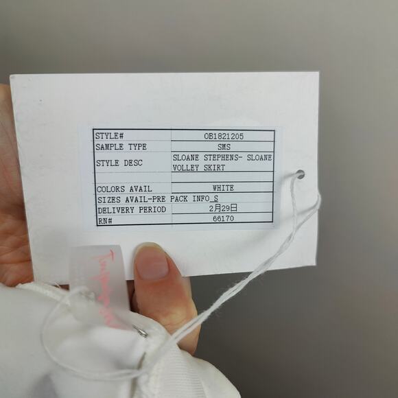 Free‎ People Movement Never Better Volley Skirt Womens Small White NWT Tennis - Picture 7 of 8